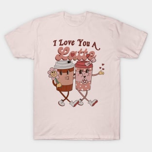 Sweet Latte Love: Valentine's Cup Couple T-Shirt